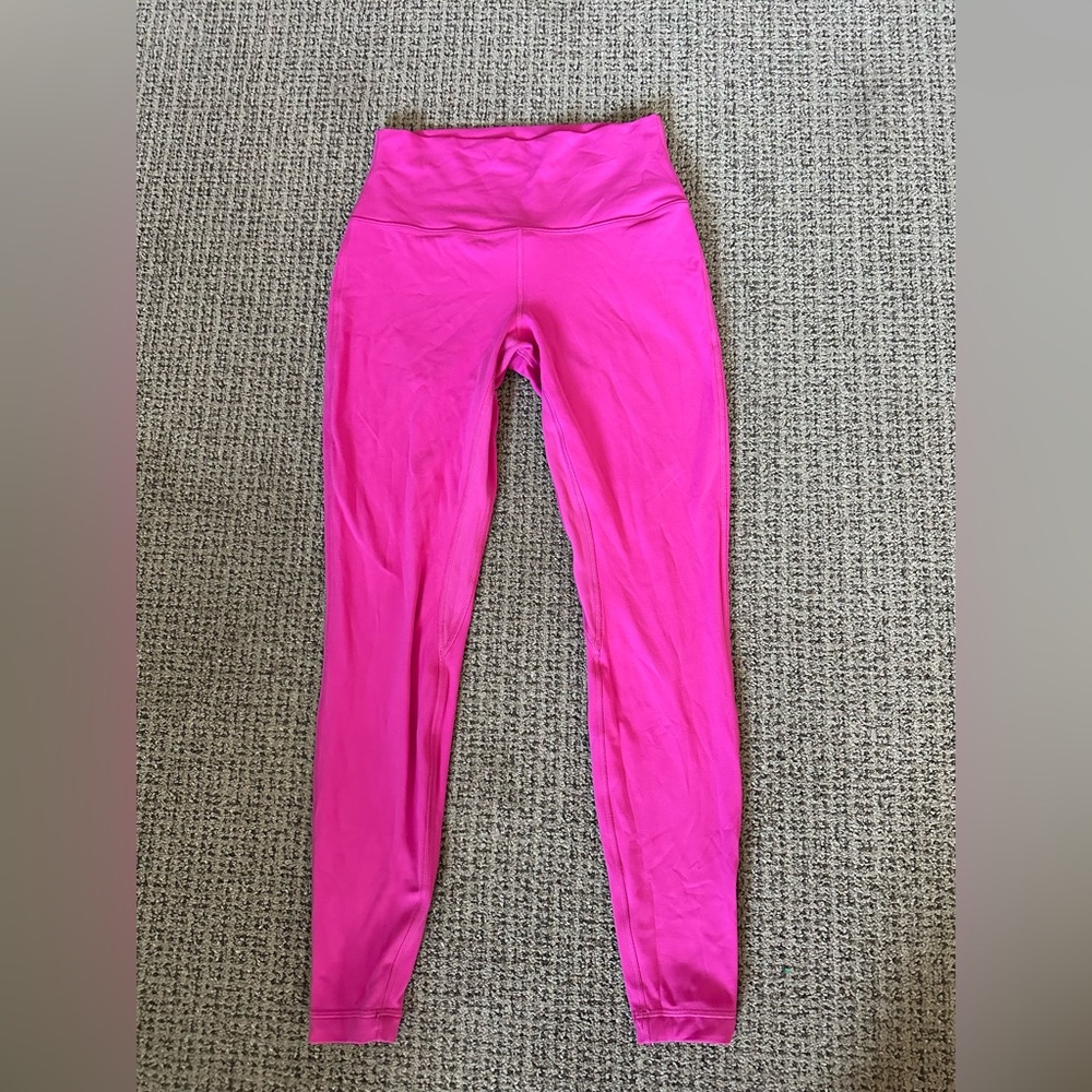 Hot Pink Lululemon Align Leggings Size 8